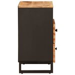 vidaXL Armoire de lit Marron 50 x 33 x 62 cm Bois de mangue massif