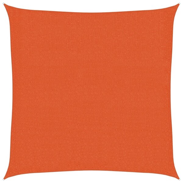 vidaXL Voile d'ombrage 160 g/m² Orange 2x2 m PEHD