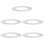 vidaXL adapté pour anneaux d'arbre plats 5 Pièces Argent Ø40 / 70 cm