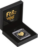 Monnaie I LOVE YOU 1/1000 Oz Medaille Or (PRÉCOMMANDE)