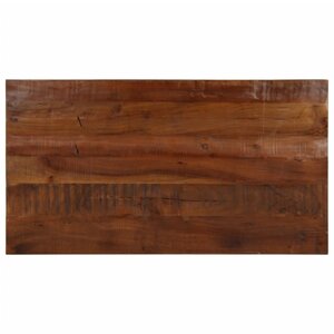 vidaXL Dessus de table 120x70x2 5cm rectangulaire bois massif récupéré