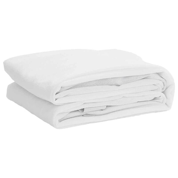 vidaXL Protège-matelas blanc 100x200 cm imperméable