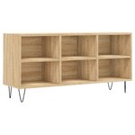 vidaXL Meuble TV chêne sonoma 103 5x30x50 cm bois d'ingénierie