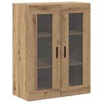 vidaXL Armoires Murailles 2 Pièces chêne artisanal 69 5 x 34 x 90 cm