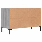 vidaXL Meuble TV Sonoma gris 80x36x50 cm Bois d'ingénierie