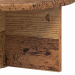 vidaXL Étagère Murale Bois ancien 38 x 19 x 19 cm Bois d'ingénierie
