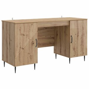 vidaXL Bureau Chêne artisanal 142 5 x 50 x 75 cm Bois d'ingénierie