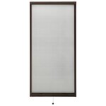 Vidaxl moustiquaire à rouleau pour fenêtres marron 80x170 cm