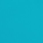 vidaXL Coussins de chaise de jardin à dossier bas lot de 4 turquoise