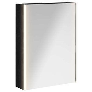 vidaXL Armoire Miroir de Salle de Bain Chêne noir 53 5 x 15 5 x 70 cm