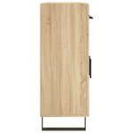 vidaXL Buffet chêne sonoma 69 5x34x90 cm bois d'ingénierie