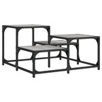 vidaXL Table basse sonoma gris 68x68x40 cm bois d'ingénierie