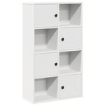 vidaXL Bibliothèque blanc 60x24x101 5 cm bois d'ingénierie