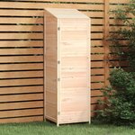 vidaXL Remise de jardin 55x52x174 5 cm Bois de sapin solide