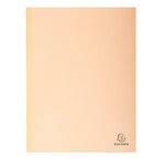 Paquet de 25 chemises Dos toilé 300g dos 3cm 24x32cm Bulle EXACOMPTA