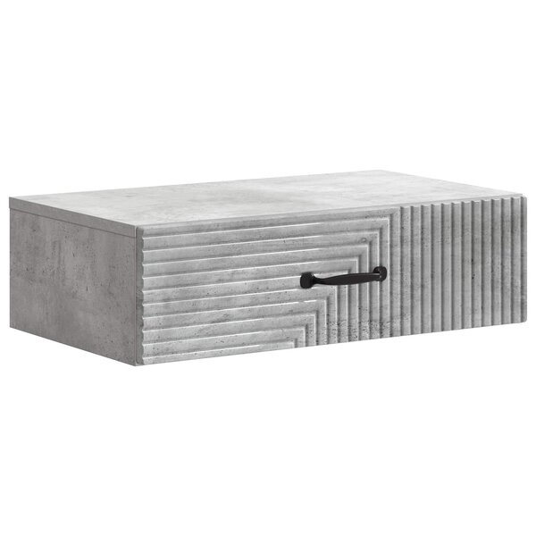 vidaXL Table d'appoint murale 59 x 34 5 x 17 cm Bois d'ingénierie