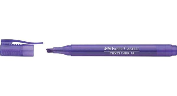 Surligneur TEXTLINER 38 Pointe Biseautée Violet FABER-CASTELL