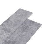 vidaXL Planches de plancher PVC non auto-adhésif 5 26m²2mm Gris ciment