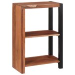 vidaXL Étagère Marron 50 x 30 x 75 cm Bois d'Acacia Massif