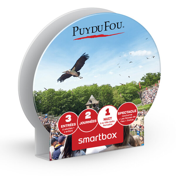SMARTBOX - Coffret Cadeau Séjour au Puy du Fou 2024 - La Villa Gallo Romaine -  Séjour