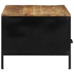 vidaXL Table basse Marron 90 x 50 x 40 cm Bois de manguier massif