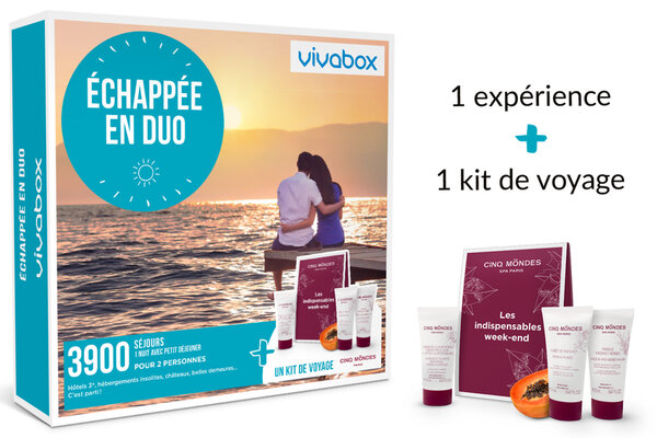 Coffret cadeau - VIVABOX - Échappée en duo