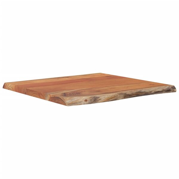 vidaXL Table d'appoint 40x40x2 5cm bois massif acacia bordure assortie