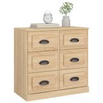 vidaXL Buffet chêne sonoma 70x35 5x67 5 cm bois d'ingénierie