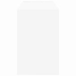 vidaXL Bureau Blanc 109 x 50 x 78 cm Bois d'ingénierie