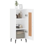 vidaXL Buffet blanc 34 5x34x90 cm bois d'ingénierie