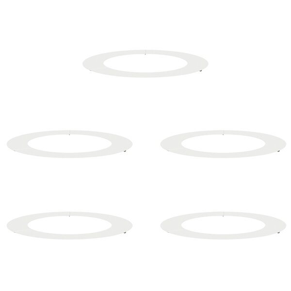 vidaXL Jardinières Blanches Blanches Plastique Grand Pliable