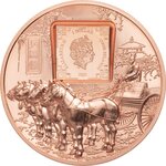 Pièce de monnaie 1 Dollar Iles Cook Armée de Terre Cuite 2021 – Cuivre BE