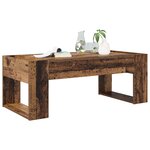 vidaXL Table basse Bois ancien 110 x 50 x 41 cm Bois d'ingénierie