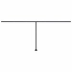 vidaXL Auvent manuel rétractable sur pied 500x300 cm Anthracite