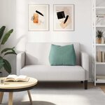 vidaXL Coussin de Dos Vert Mer 60 x 20 x 50 cm Tissu en velours côtelé