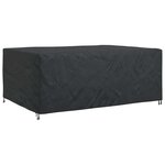 vidaXL Housse pour meubles Uni Noir 270 x 180 x 90 cm 210D