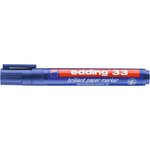 Marqueur papier encre brillante 33 bleu 1-5 mm x 10 EDDING