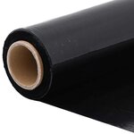 vidaXL Film étirable 2 Pièces noir 23 μm 50 cm x 300 m