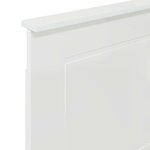 vidaXL Tête de lit Blanc brillant 90 cm Bois d'ingénierie