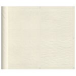 vidaXL Écran de balcon crème 90x700 cm 100  polyester oxford