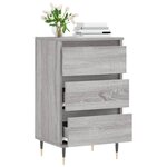 vidaXL Buffet sonoma gris 40x35x70 cm bois d'ingénierie