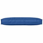 vidaXL Coussin pour dossier de palette Bleu royal 80 x 40 x 12 cm