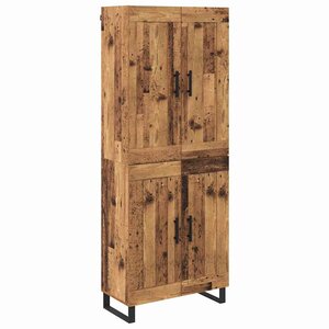 vidaXL Haut Armoire Bois ancien 69 5 x 34 x 180 cm Bois d'ingénierie