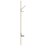 vidaXL Porte-manteau mural Chêne sonoma 20 x 1.5 x 100 cm