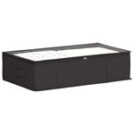 vidaXL Boîte de rangement avec fenêtre transparente 6 Pièces Anthracite