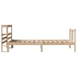 vidaXL Cadre de lit avec tête de lit sans matelas 75x190 cm