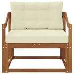 vidaXL Sofa de milieu extérieur Naturel