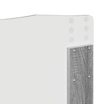 vidaXL Tête de lit Gris Sonoma 140 cm Bois d'ingénierie