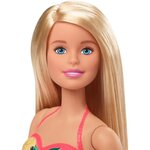 BARBIE Barbie et sa Piscine - GHL91 - Coffret Poupée Mannequin - 3 ans et +
