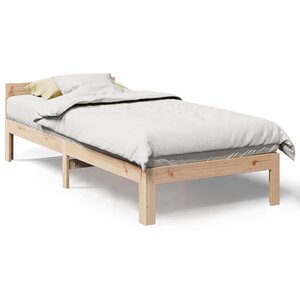 vidaXL Cadre de lit sans matelas 90x200 cm bois de pin massif